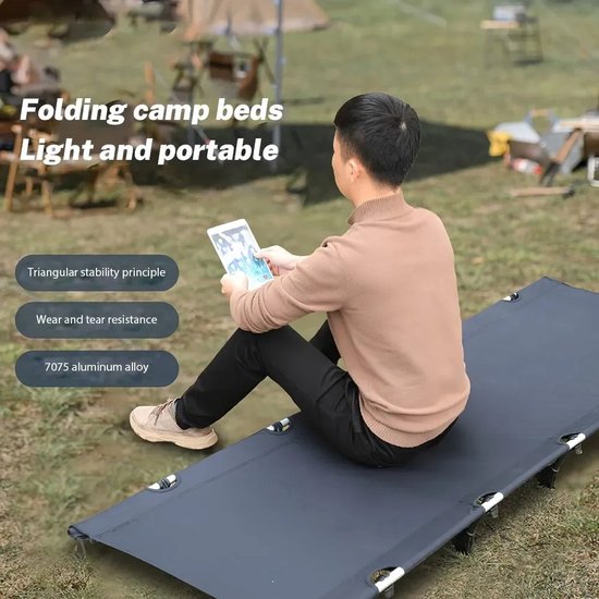 Inklapbaar veldbed voor één persoon | Webwinkel