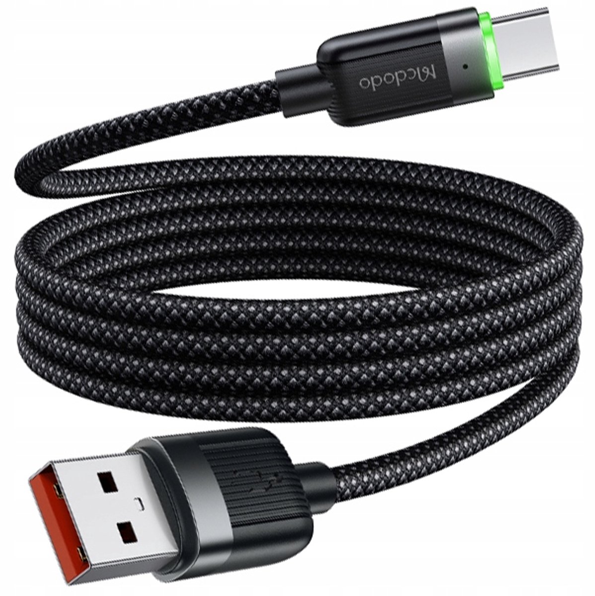 Mcdodo Usb-C Snellaadkabel Voor Samsung Xiaomi Type C 6A 100W 1M Geleid