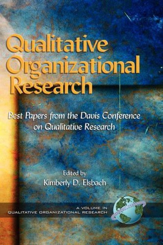 Qualitative Organizational Research - cover