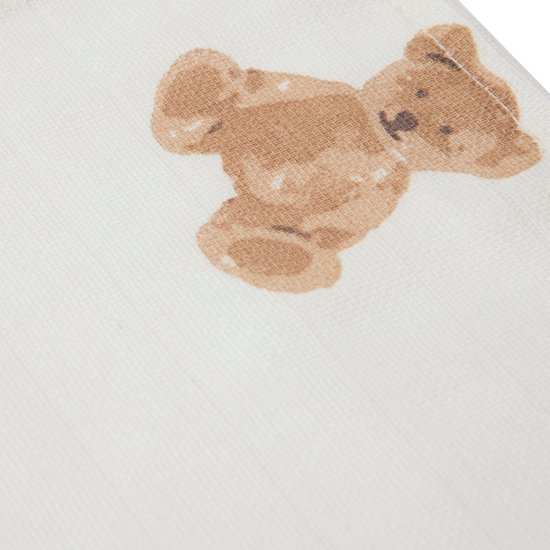 Jollein Monddoekje Hydrofiel Teddy Bear - 3 Stuks