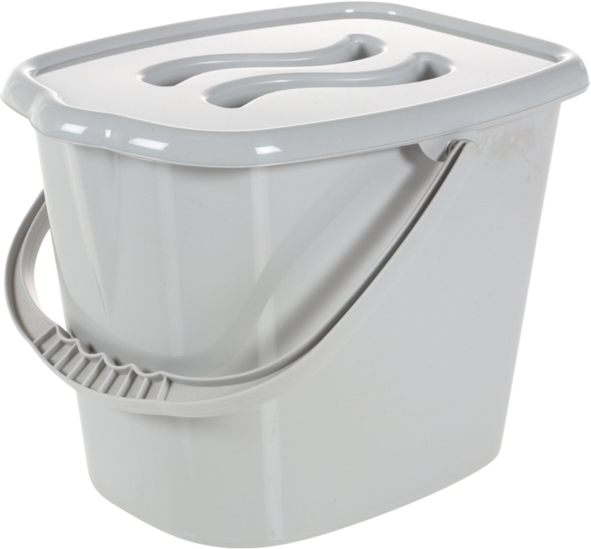 Bol.com Basicline Basic Luieremmer Grijs aanbieding