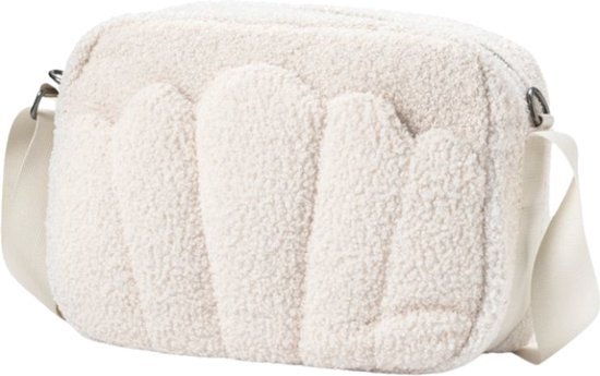 Elodie Crossbody Bag - Luiertas - White Bouclé van Elodie — afbeelding 2