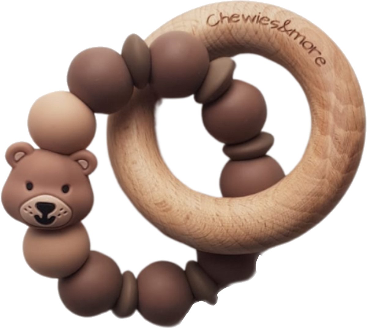 Chewies & More Bear Ringrammelaar - Mini - Brown