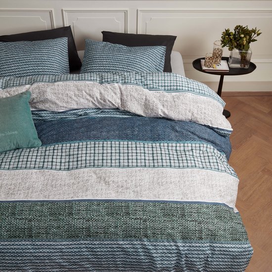 Rivièra Maison - Tailor dekbedovertrek - Lits-Jumeaux - 240x200/220 cm - Groen van Merkloos — afbeelding 5