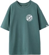 Jonen T-shirt motif devant/dos effet délavé