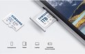 Samsung 512GB en 1TB Micro SD kaarten in een smartphone.