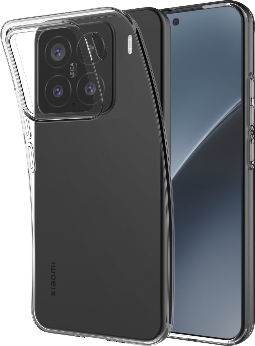 Cazy hoesje geschikt voor Xiaomi 15 Hoesje Siliconen - Flexibele Case - Transparant