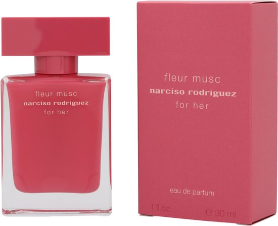 Narciso Rodriguez Fleur Musc - Bloemige damesparfum met muskus en rozen - 30 ml