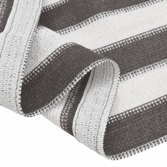 vidaXL - Tenttapijt - 250x600 - cm - antracietkleurig - en - wit van Vidaxl — afbeelding 5