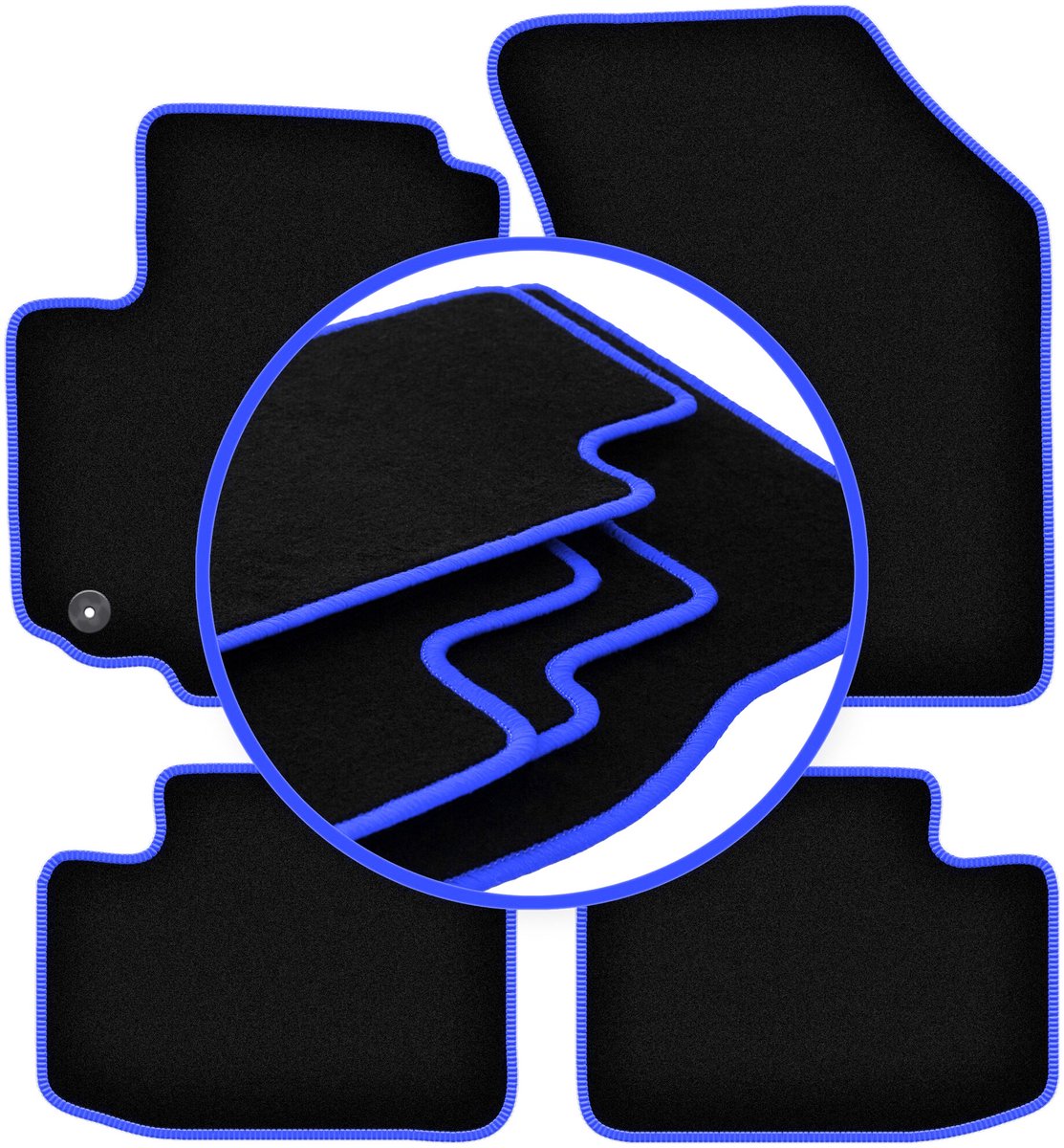 CARLUX-BLUE automatten voor: Suzuki Swift IV hatchback (2005-2010)