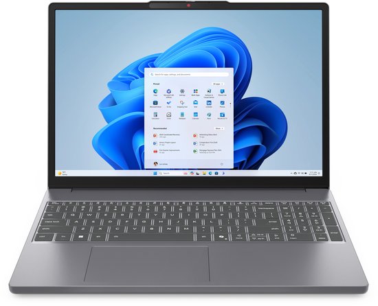 Lenovo IdeaPad Slim 3 15IRH10 Intel® Core™ i7 i7-13620H Laptop 38,9 cm (15.3") WUXGA 16 GB DDR5-SDRAM 512 GB SSD Wi-Fi 6 (802.11ax) Windows 11 Home Engels Grijs