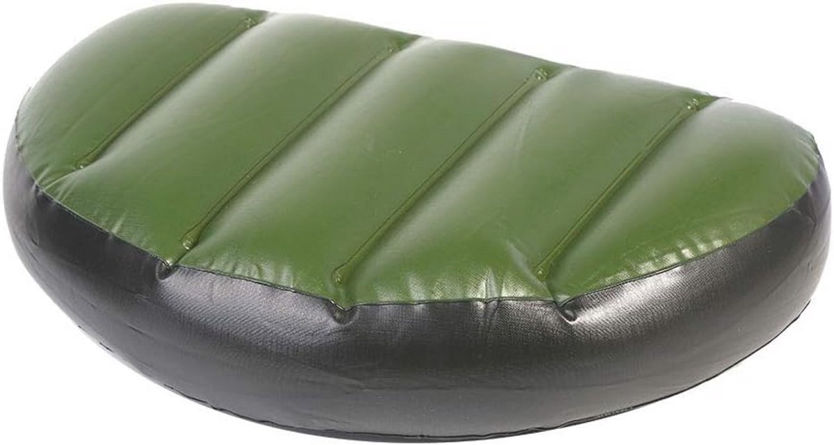 Comfortabele opblaasbare bootstoelen voor kajak en kano – Waterdicht zitkussen voor vissen en kamperen (kleur: groen)