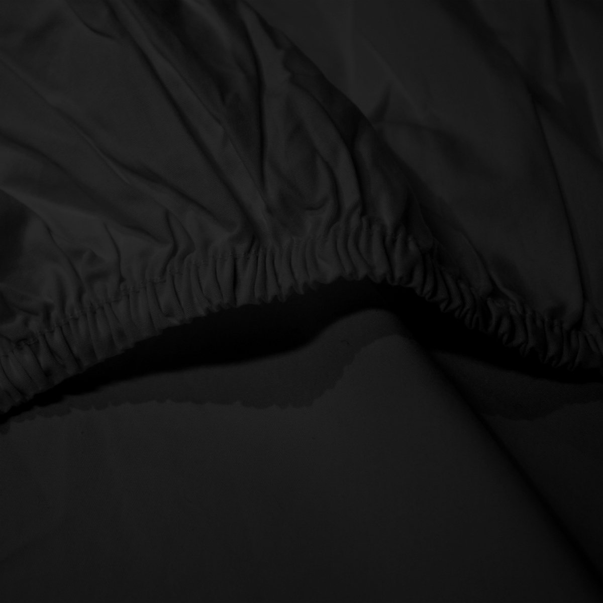 HappyBed Hoeslaken Black - 90x200 cm - Onderlaken - Verfijnd jerseykatoen - Ademend katoen - Perfecte pasvorm