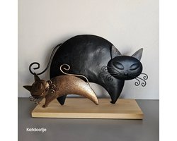 Katdootje - Kattenbeeld - Wanddecoratie - Cats
