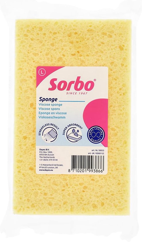 Grote Viscose Spons - Hoogwaardige Spons voor Streeploos Schoonmaken | bol