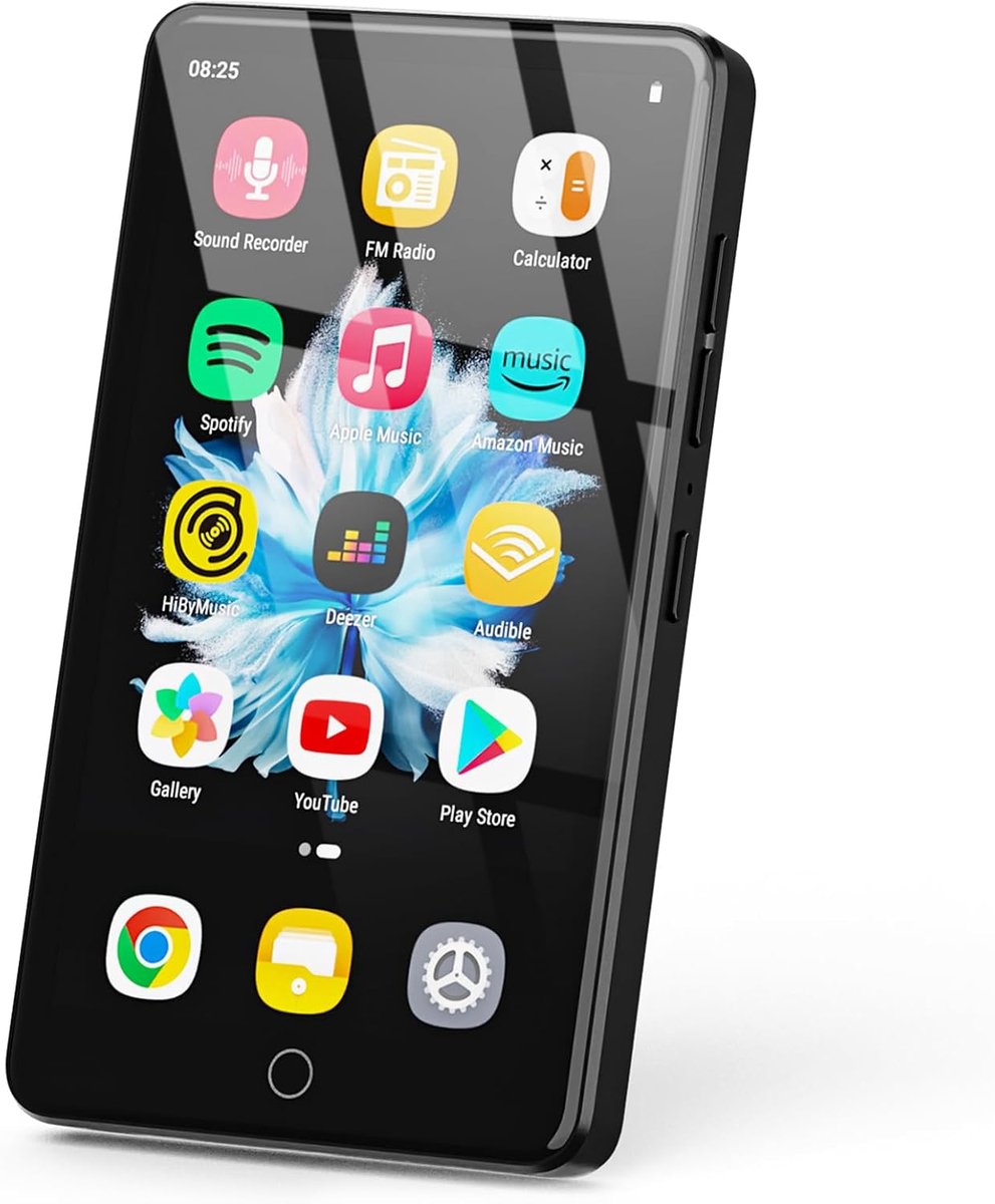 144GB MP3 Speler met WiFi & Bluetooth | 4.02'' HD Touchscreen voor Kinderen | Muziek- en Videoafspeler met Spotify, Deezer