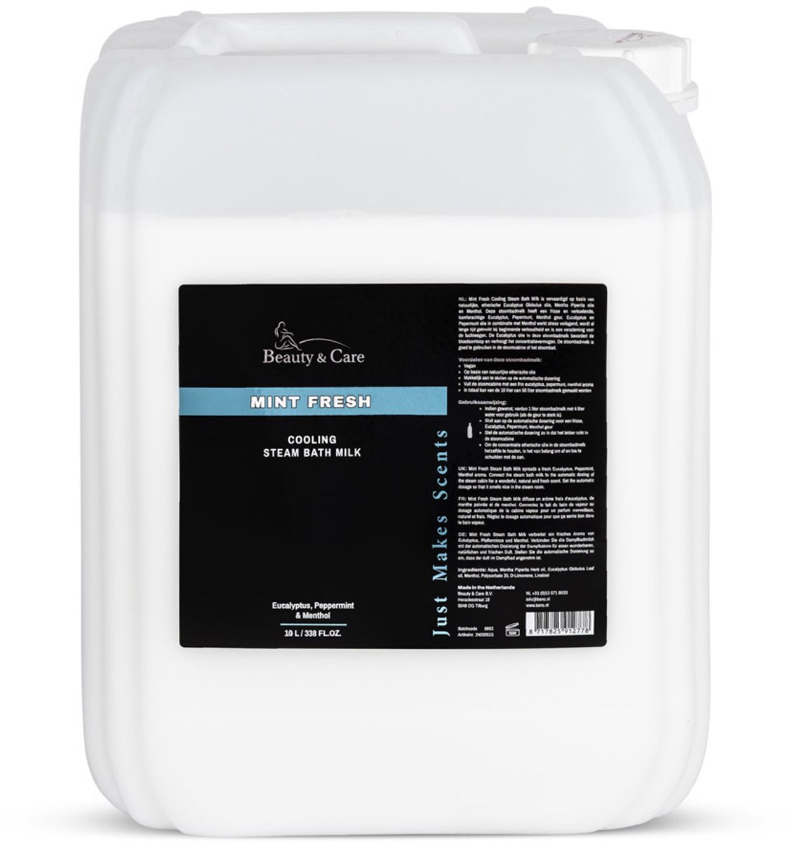 Goedkoopste Beauty & Care - Munt Fris stoombadmelk - 10 L. new