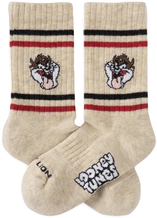 Chaussettes enfant Jimmy Lion Athletic Taz beige (Looney Tunes)