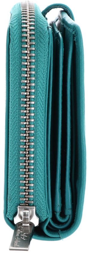 Golden Head Cuir Porte-monnaie Madrid RFID Protect Billfold Coin Wallet Turquoise