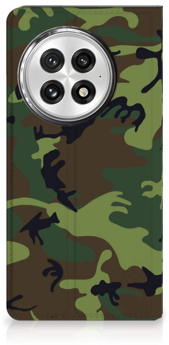 OnePlus 13 Hoesje met Magneet Army Dark