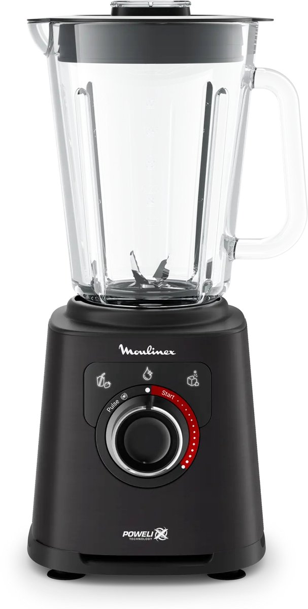 Moulinex PerfectMix+ LM87G810 blender Blender voor op aanrecht 1200 W Zwart van Moulinex — afbeelding 2