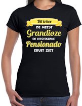 T-shirt cadeau/déguisement Bellatio Decorations pour femme - noir/jaune - Retraite - Meilleur collègue - Adieu M