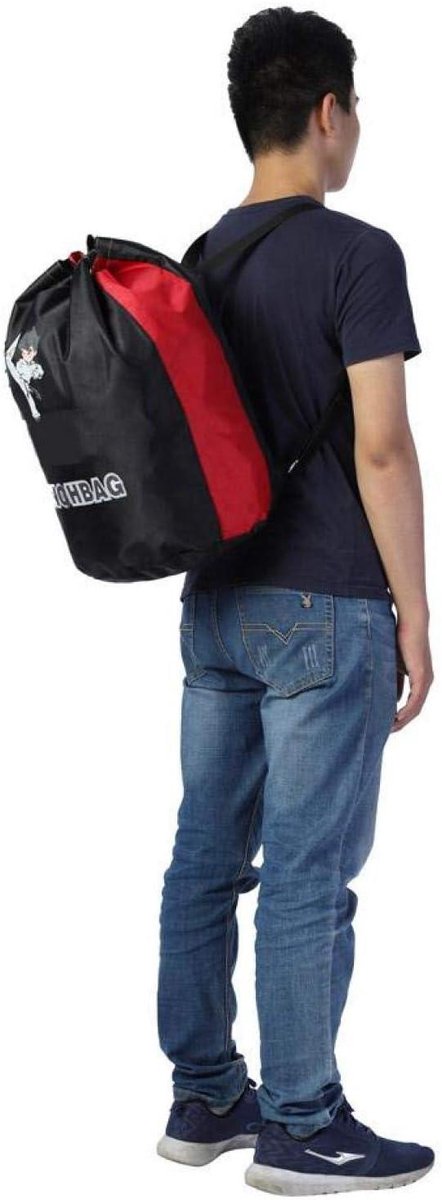 Sporttas Met Trekkoord – Unisex Gymtas Voor Boksen, Taekwondo & Sanda (Oxford, 52x43 Cm) 2 miniatura