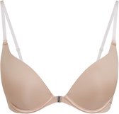 Hunkemöller Dames Lingerie Voorgevormde push-up beugel bh Transparant - Beige - maat B75