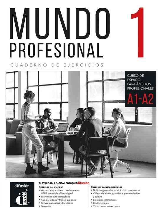 Mundo profesional 1 (A1-A2) – Cuaderno de ejercicios - cover