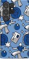 Casetastic Hoesje Geschikt voor Samsung S23 Ultra - Stijlvolle Beschermende Duo-layer Case - Geldroute
