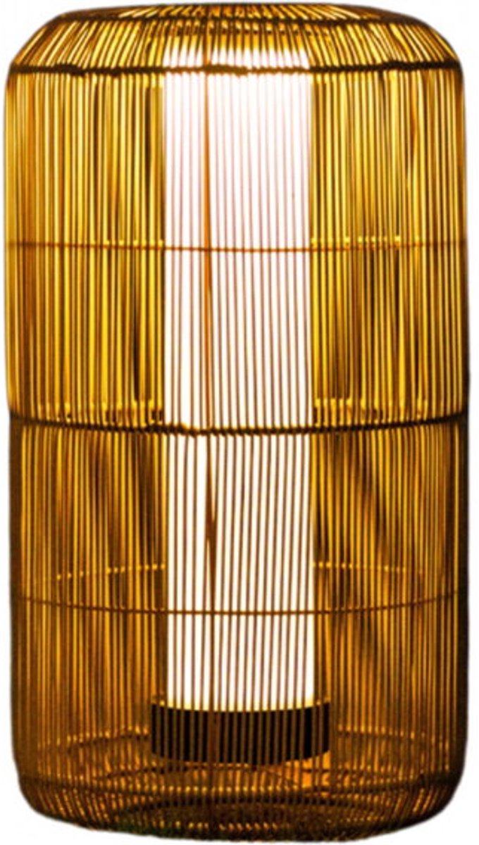 Sens-Line - Buitenlamp Milou 55cm - Solar & USB - Tuinlamp - Rotan