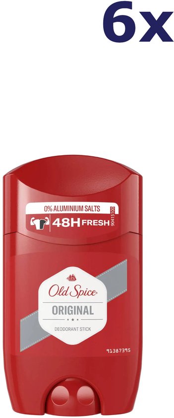 Old Spice Deo Stick - Deodorant - 6x 50 ml - Voordeelverpakking