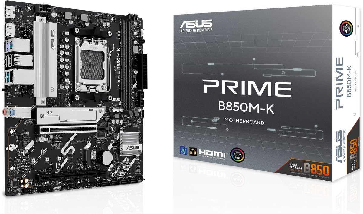 ASUS PRIME B850M-K AMD B850 Socket AM5 micro ATX
