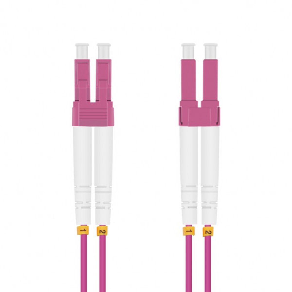 LWL Patchkabel LC/LC Duplex 50/125�m OM4 erikaviolett 0,5m
