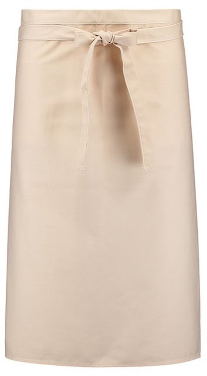 Benza Schort Kokssloof Neutraal Blanco - Kaki, Creme (96 x 71 cm)