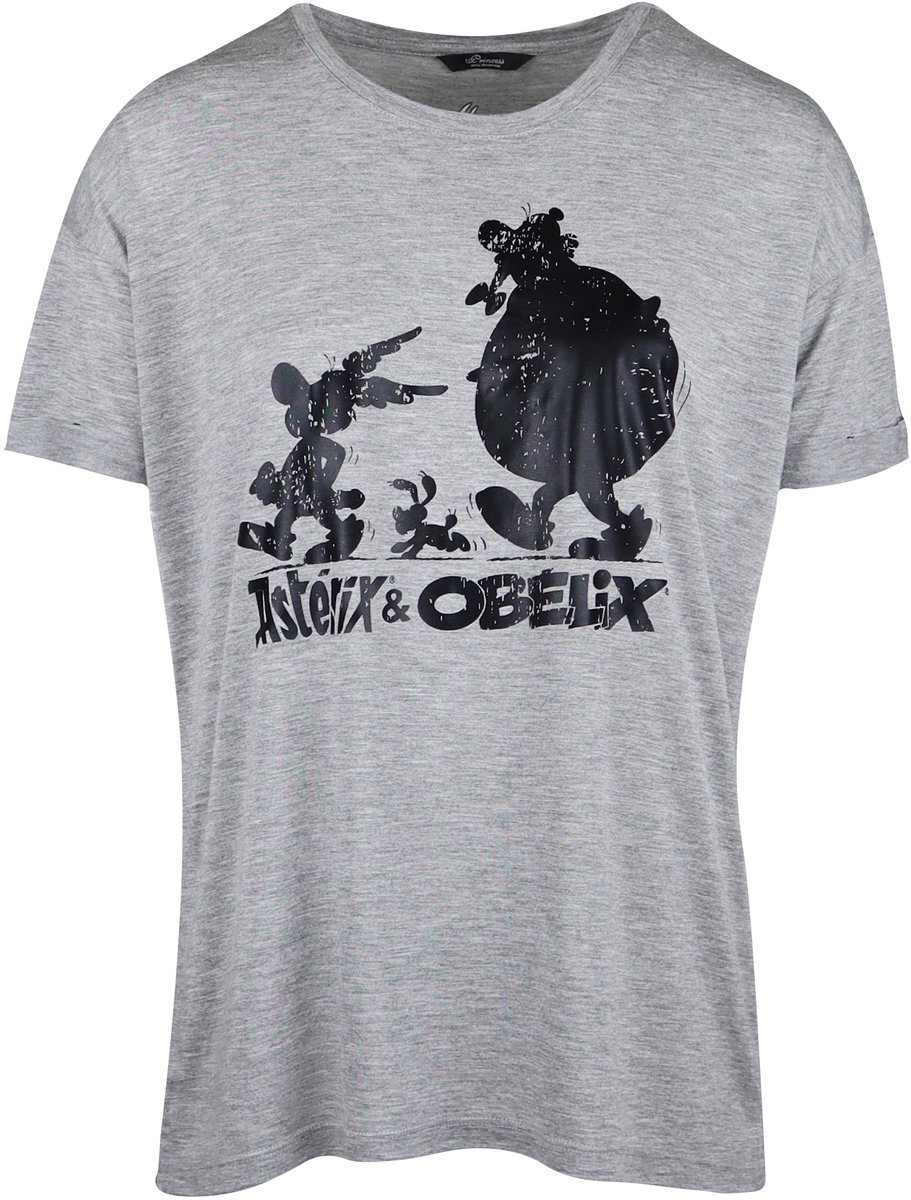 Princess goes Hollywood • grijs t-shirt Asterix Obelix • maat 36