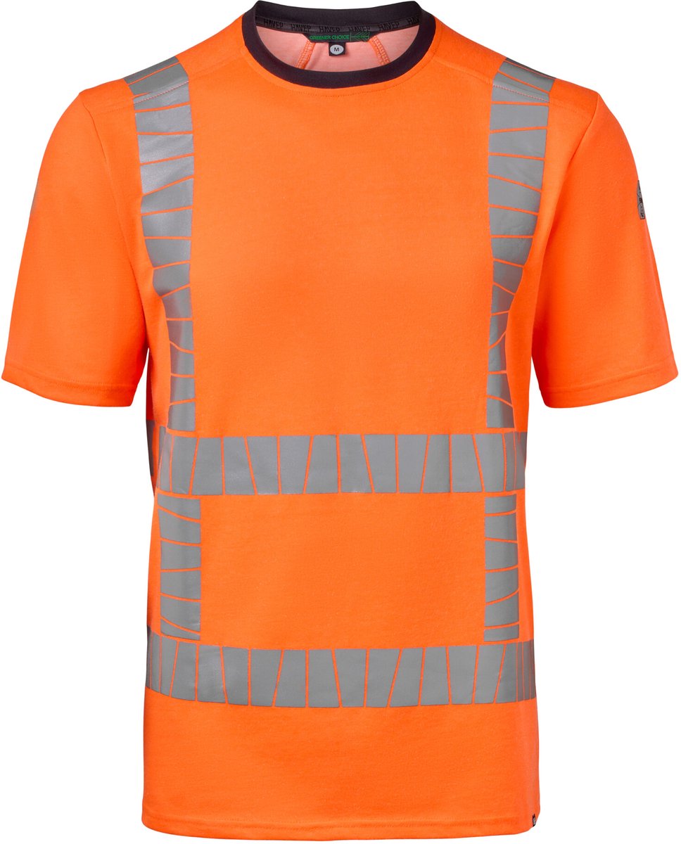 HAVEP T-Shirt Stretch RWS+ 10082 - Fluo Oranje/Charcoal - 3XL