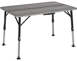 Brunner ELÙ Duplit NG - Campingtafel 110 x 75 x 49/70 cm - Aluminium frame - Verstelbare poten - Honingraat blad