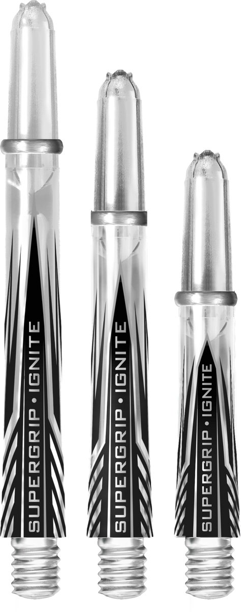 Harrows Supergrip Ignite Clear - Dart Shafts Short