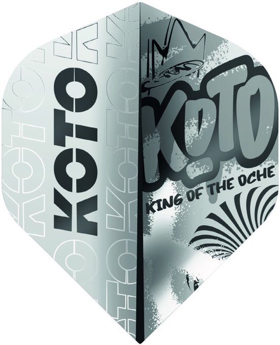 KOTO Rebel Silver NO2 - Dart Flights van Merkloos — afbeelding 3