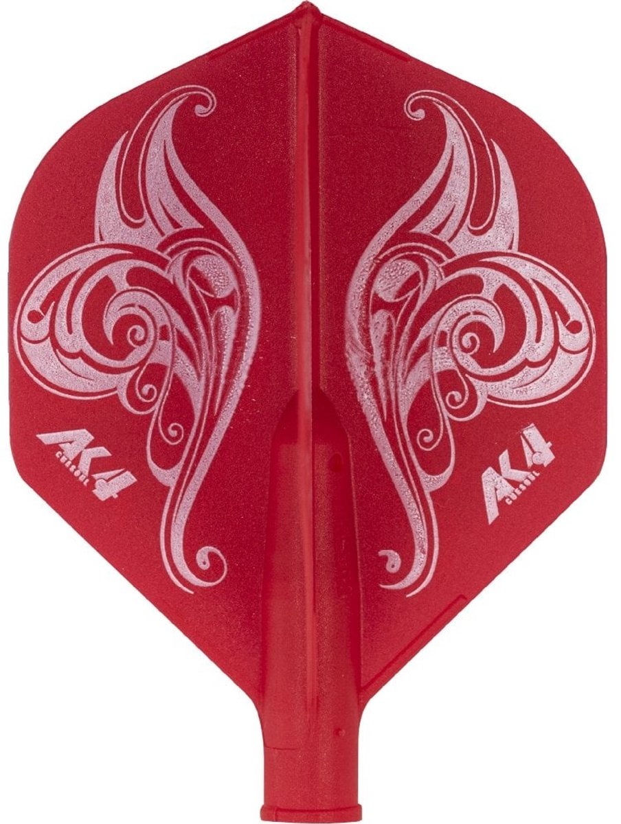 Cuesoul - Tero Flight System AK4 Flower - Red Standard - Dart Flights