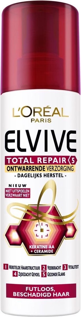L'Oréal Paris Elvive Total Repair 5 Ontwarrende Spray 200ml | bol.com