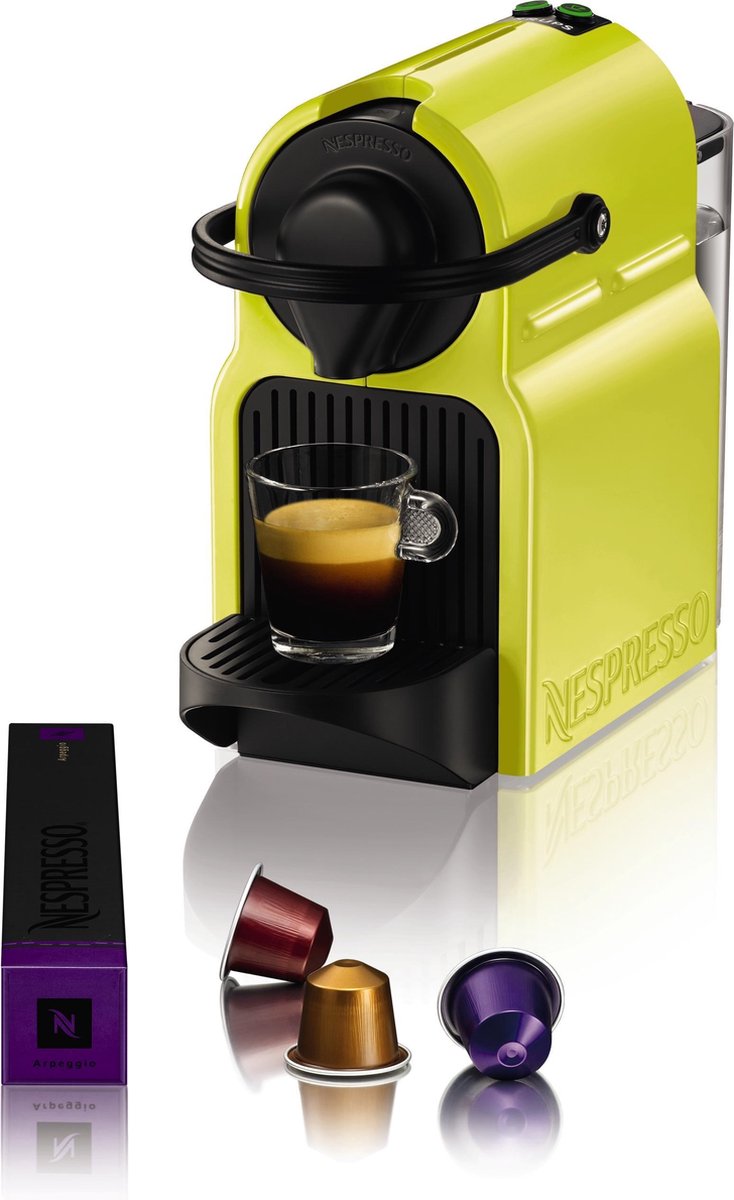 Krups Nespresso Apparaat Inissia XN1002 - Geel | bol.com