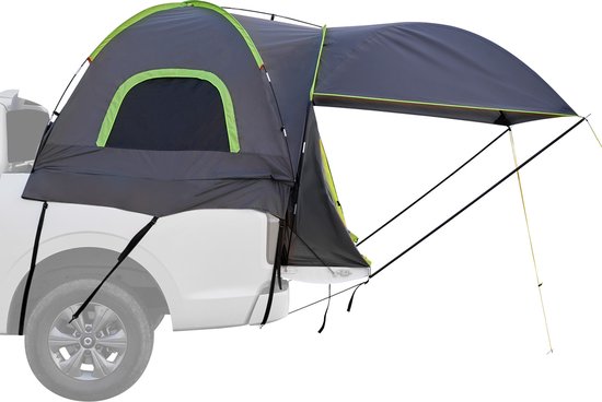 Pickup/Prattent, voor 1,60 - 1,80 m, 2 - 3 Personen, Waterdicht PU2000 mm, Uitschuifbare Luifel, voor Kampeeravonturen van Merkloos — afbeelding 2