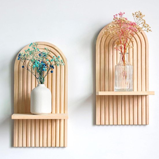 3D Safe Space letters - mahonie houten Wanddecoratie
