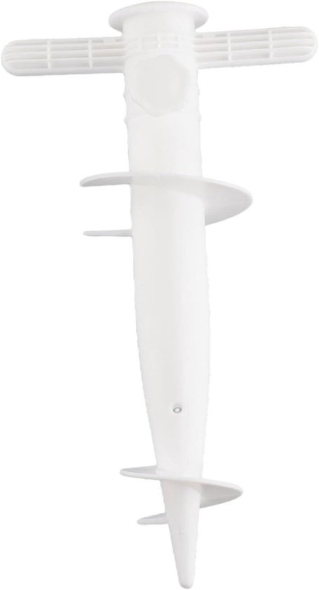Geel en Wit Gestreepte Paraplu Met Franjes, 2m/7ft Buiten Strandparaplu, Kantelbare Houten Parasol voor Patio, Tuin, Terras
