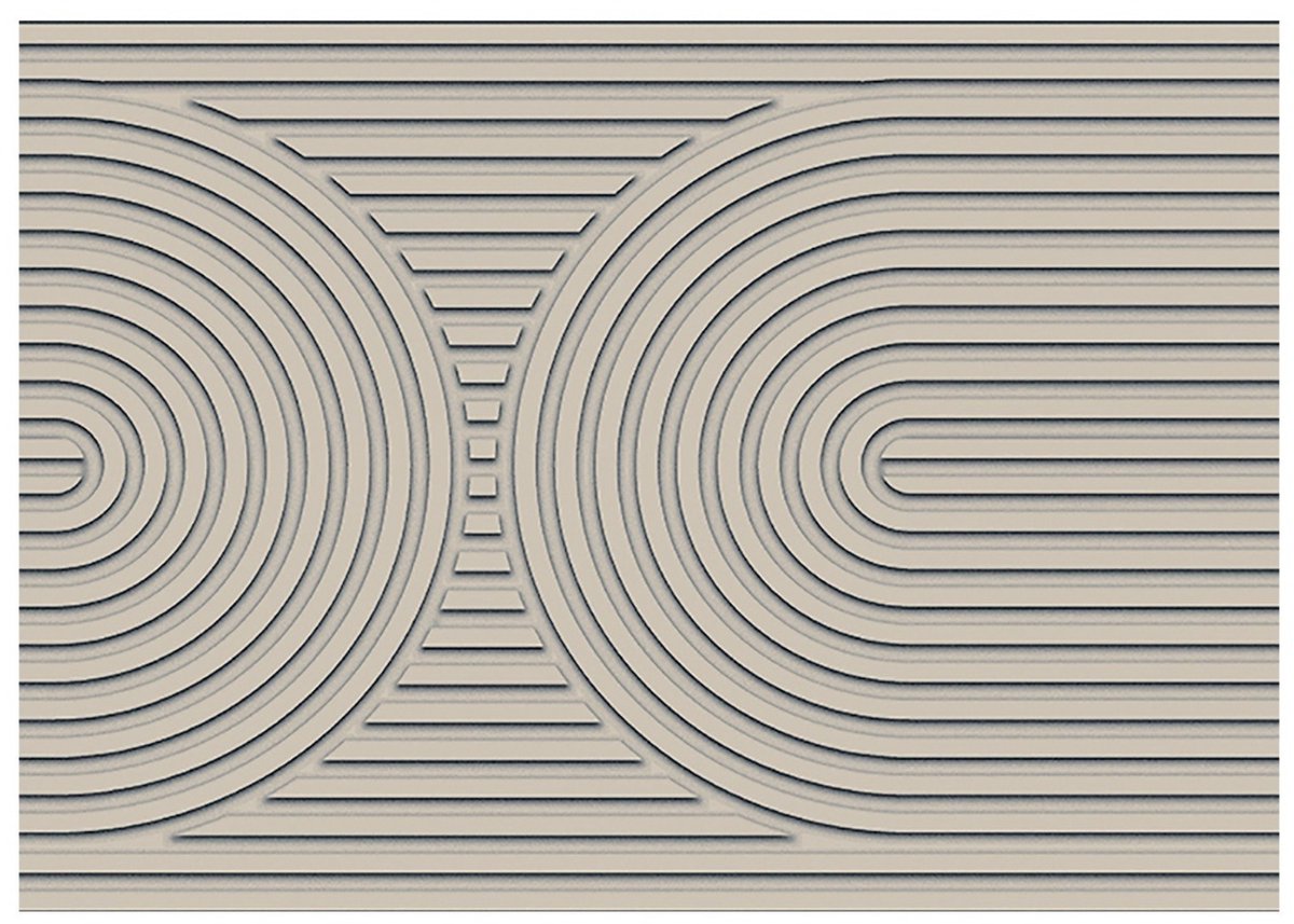 MD Entree - Deurmat - Schoonloopmat - Impression Zen - Archy Beige - 50 x 75 cm