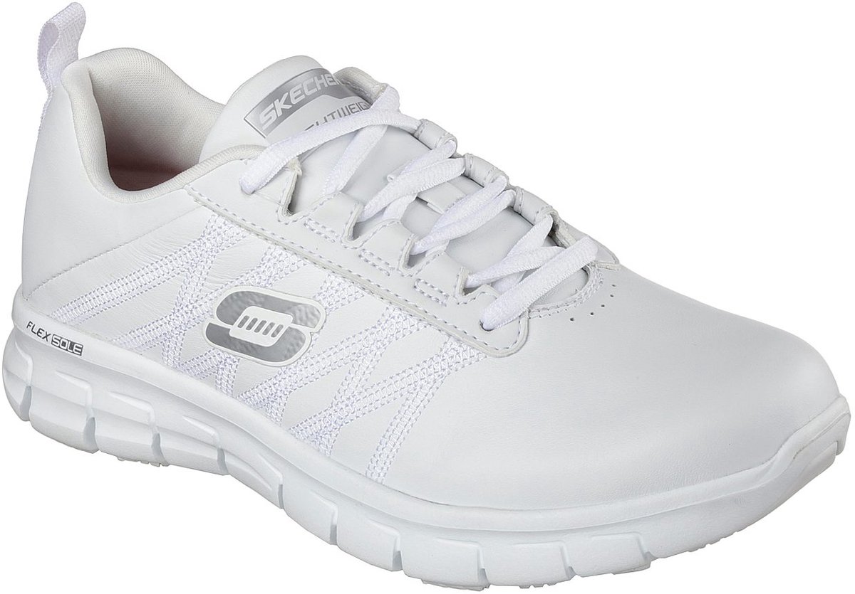 Skechers dameswerksneaker Work SURE TRACK ERATH - II WHT Wit