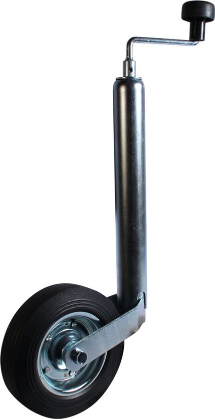 Roue de support Ø48mm jante acier 200 x 50mm - Roue avant remorque et remorque pliante - Novio
