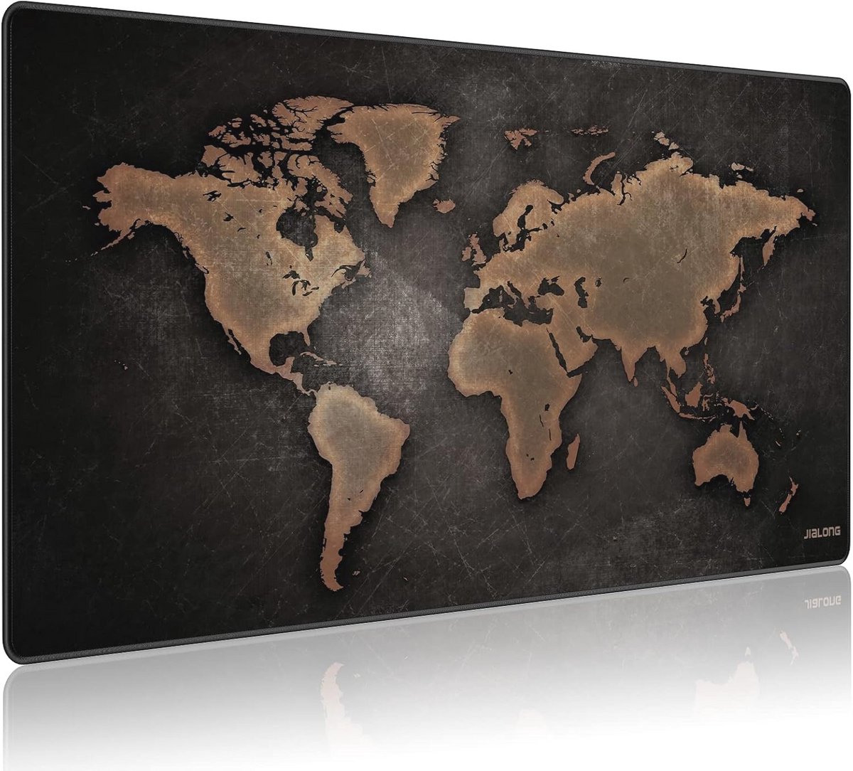 Grote Gaming Muismat XXL - Multifunctionele Wereldkaart Bureauonderlegger 900 x 400 mm